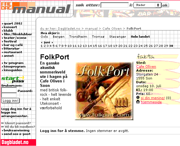 Dagbladet Manual