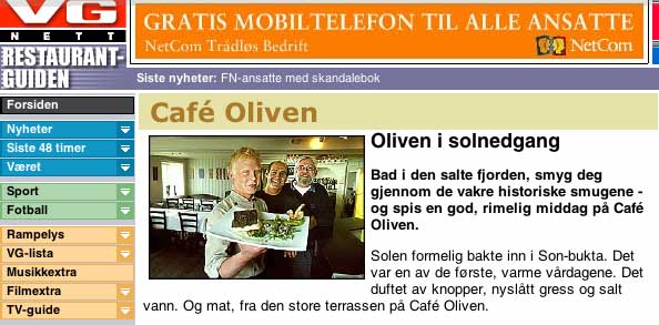 Oliven i VG