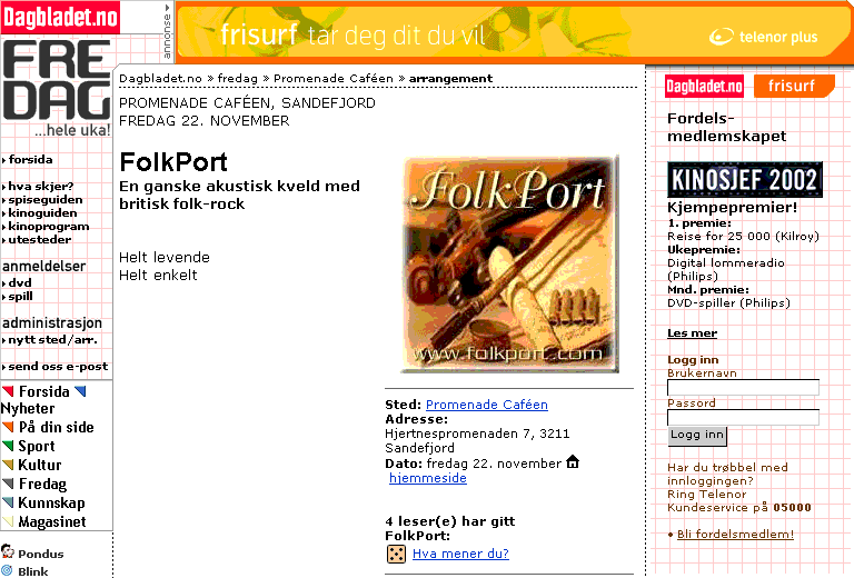 Dagbladet FREDAG