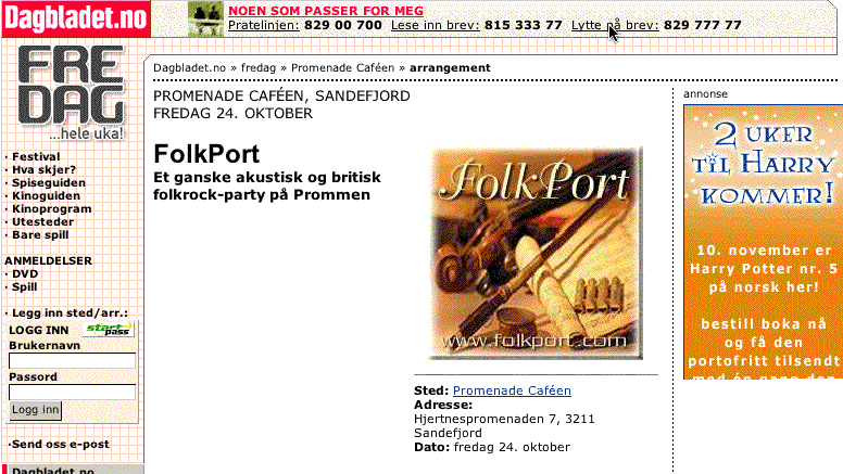 FolkPort Live