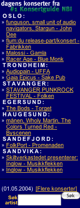 Bandindex.no