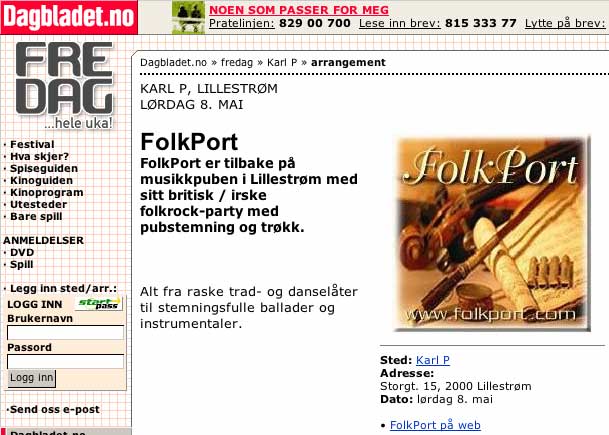 FolkPort Live