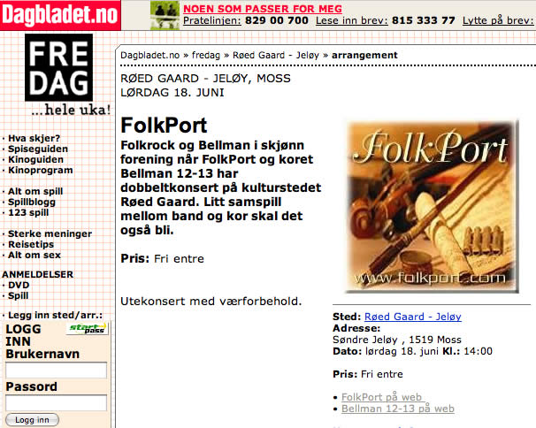 FolkPort Live