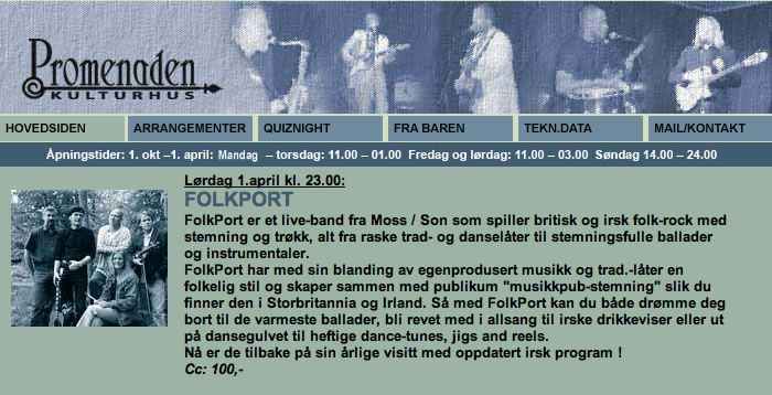 Omtale Promenadens websider