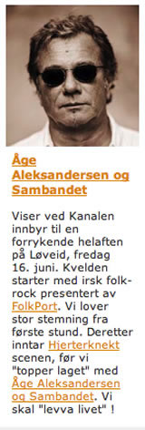 Webpresentasjon Viser ved kanalen