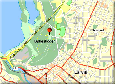 Bøkekroa - Kart
