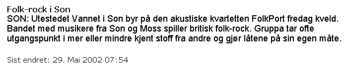 Faksimile Østlandets Blad