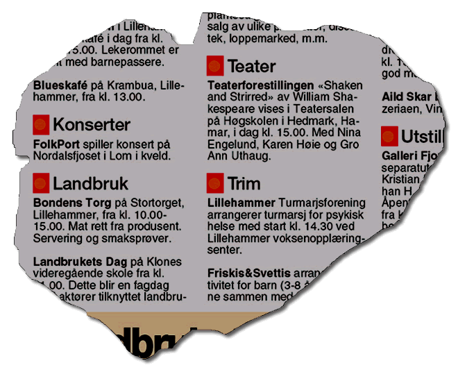 Faksimile Gudbrandsd&oslash;len Dagningen