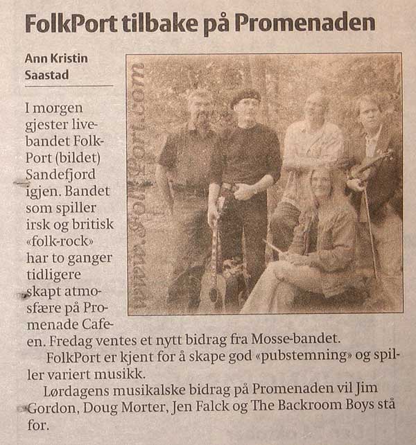 Faksimile Sandefjords blad