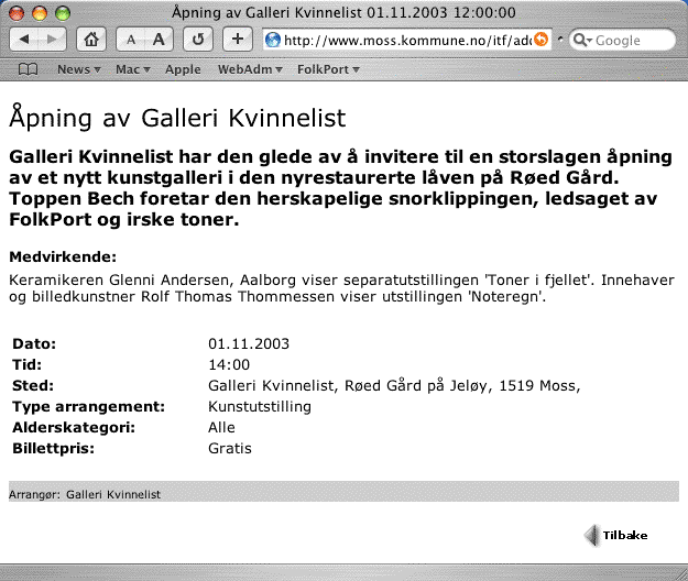 Moss Kommune p&aring; web - faksimile