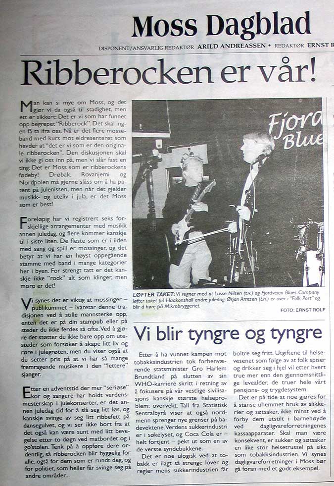 Faksimile Moss Dagblad