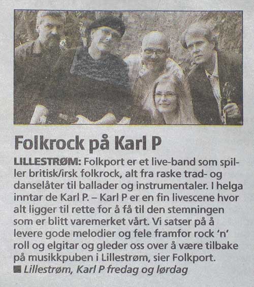 Faksimile fra Romerikes Blad