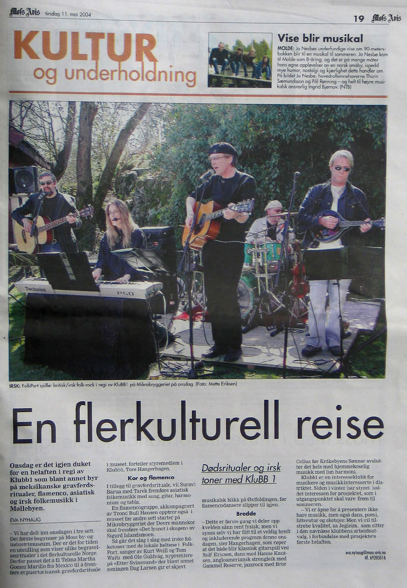 Faksimile fra Moss Avis