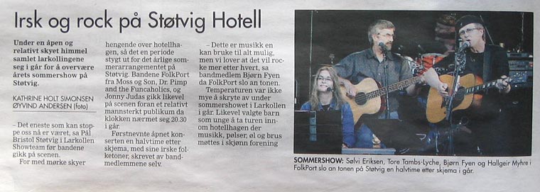 Faksimile fra Moss Avis