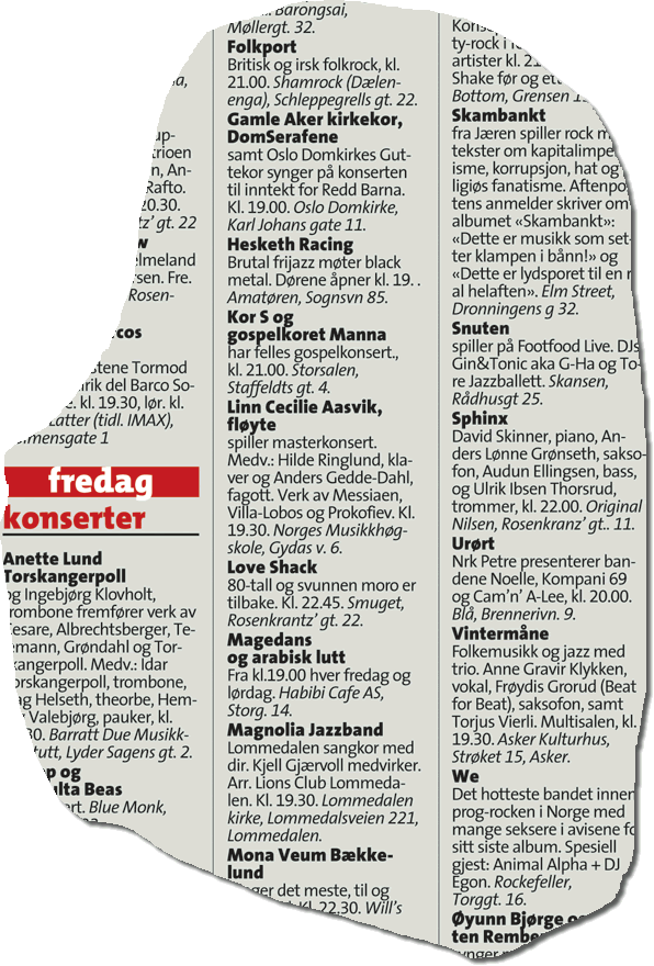 Faksimile Aftenposten - Aften
