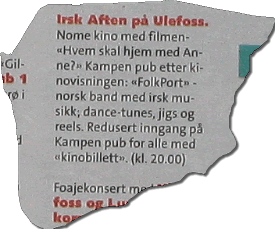 Faksimile fra Varden