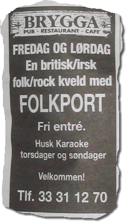 Annonse T&oslash;nsbergs Blad