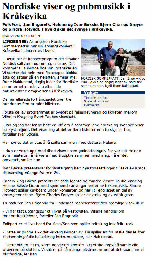 Faksimile fra F&aelig;drelandsvennen (nettversjonen)