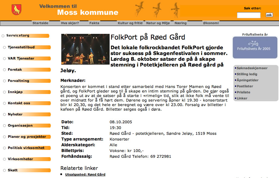 Faksimile fra Moss Kommune p&aring; web