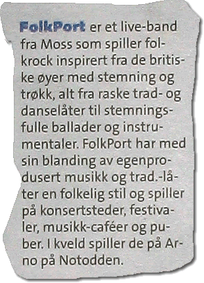 Faksimile fra Varden