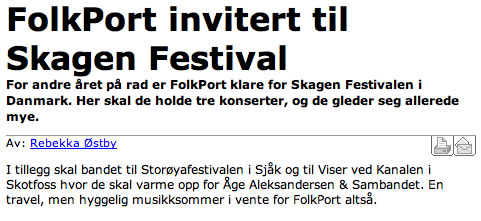 Faksimile fra Moss Dagblad