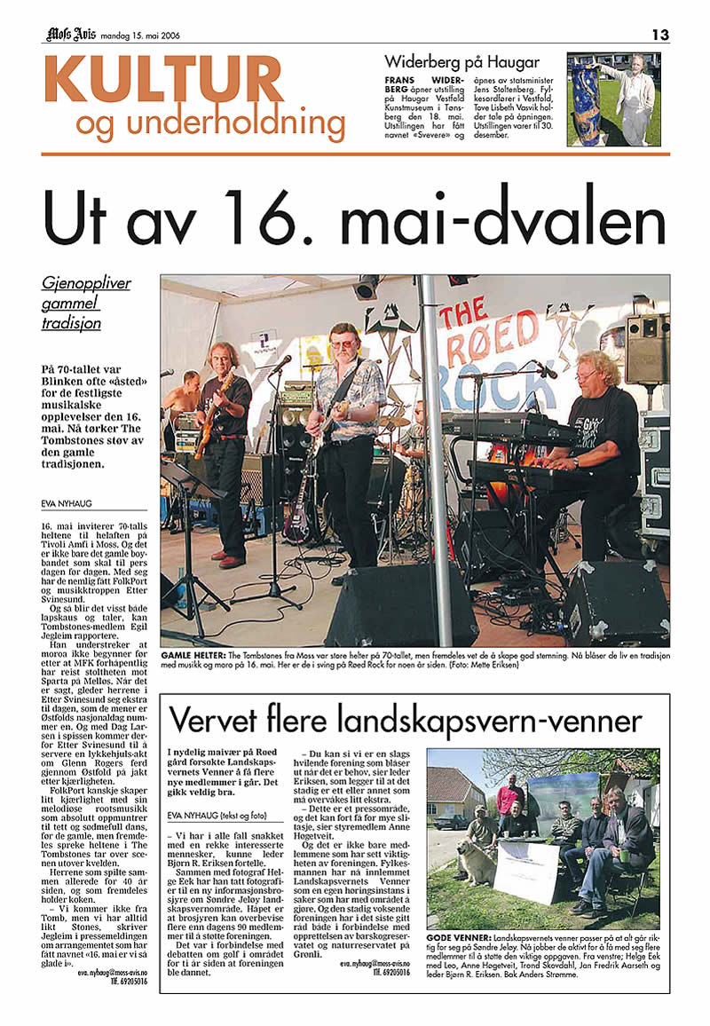 Faksimile fra Moss Avis