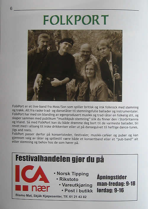 Stor&oslash;yafestivalen Programhefte