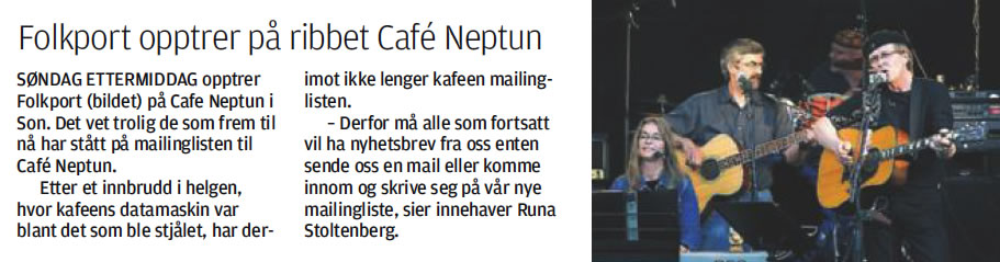 Faksimile fra Moss Avis
