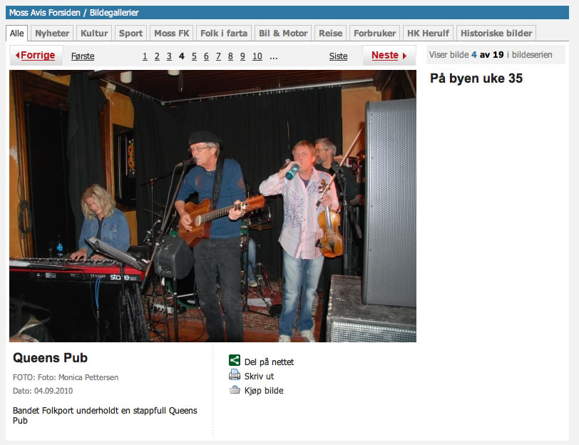 Faksimile fra Moss Avis