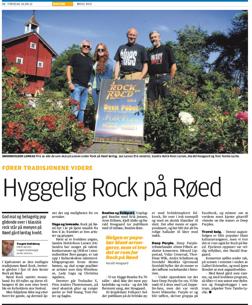 Faksimile fra Moss Avis