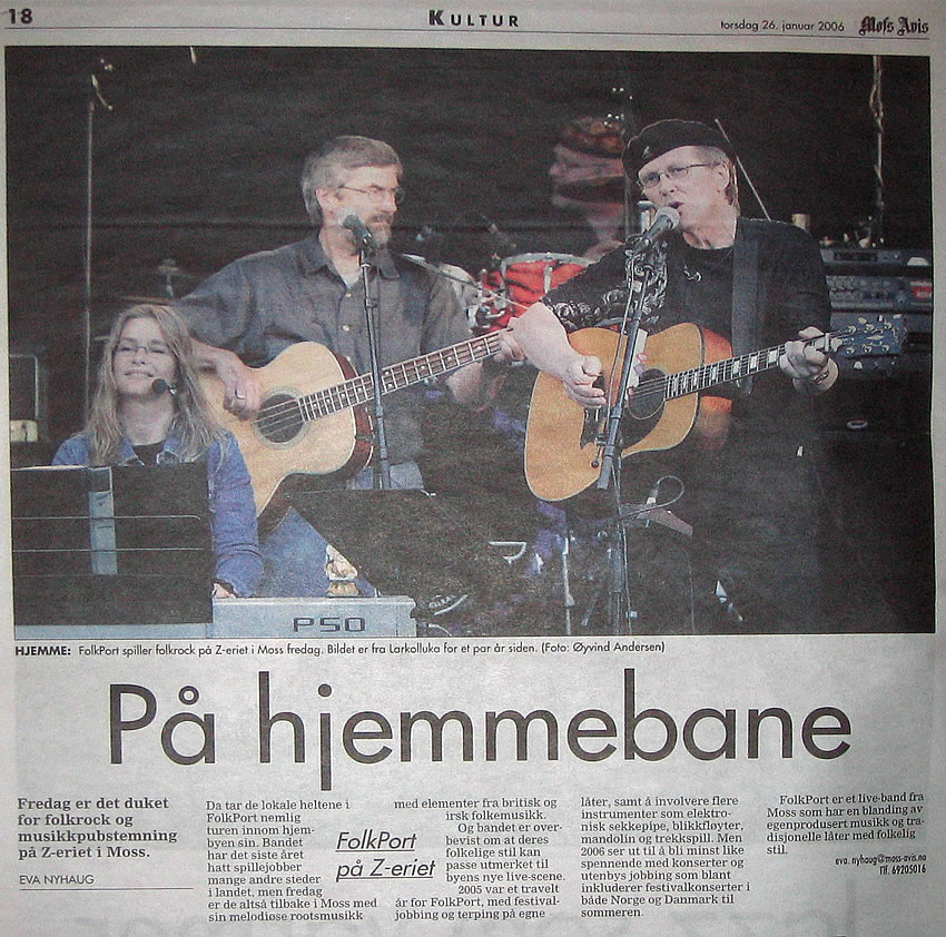 Faksimile fra Moss Avis